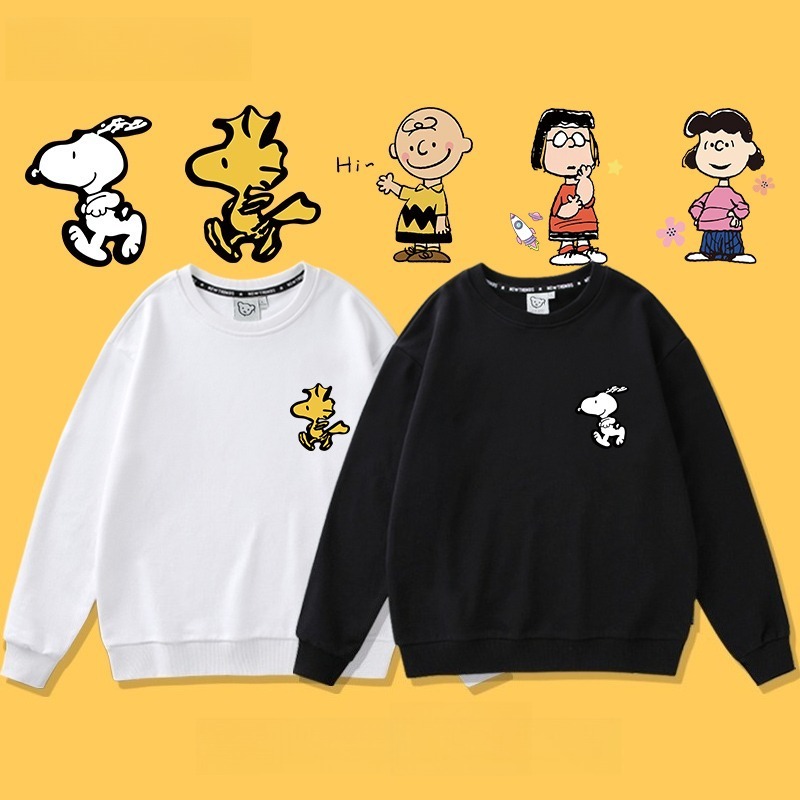 史努比新款 親子情侶男女圓領衛衣