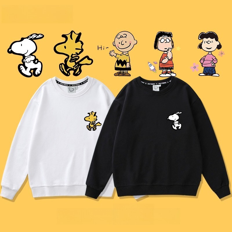 史努比新款 親子情侶男女圓領衛衣