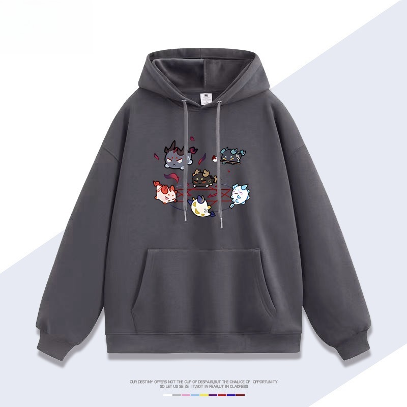 明日方舟龍泡泡新款 親子情侶男女連帽衛衣