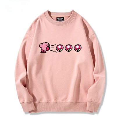 精靈寶可夢星之卡比 聯名親子情侶裝 圓領長袖