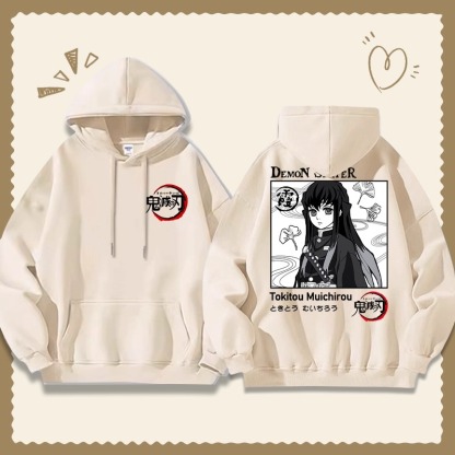 鬼滅之刃 聯名衛衣2025秋冬新款寬鬆連帽衛衣