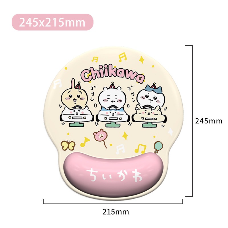 chiikawa护腕 主題桌墊 布質滑鼠墊