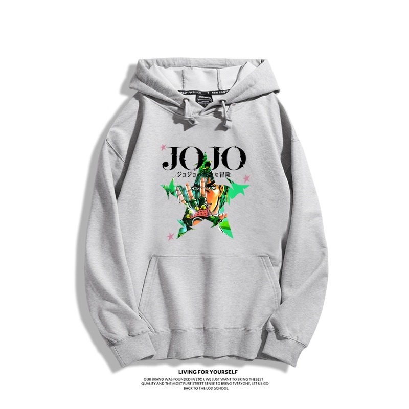JOJO的奇妙冒險 聯名衛衣2025秋冬新款親子情侶裝連帽衛衣