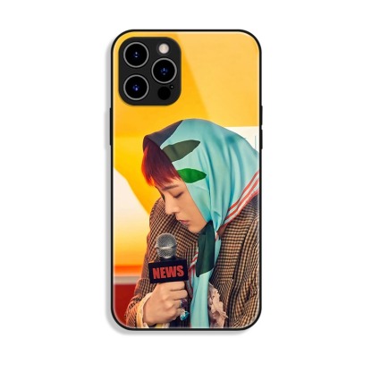 GD權志龍新款高清全包防摔玻璃殼