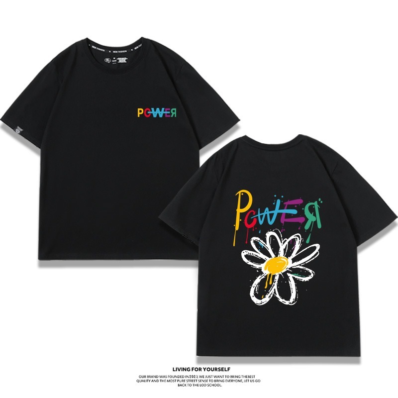 GD權志龍 2025新款親子情侶男女同款 T恤