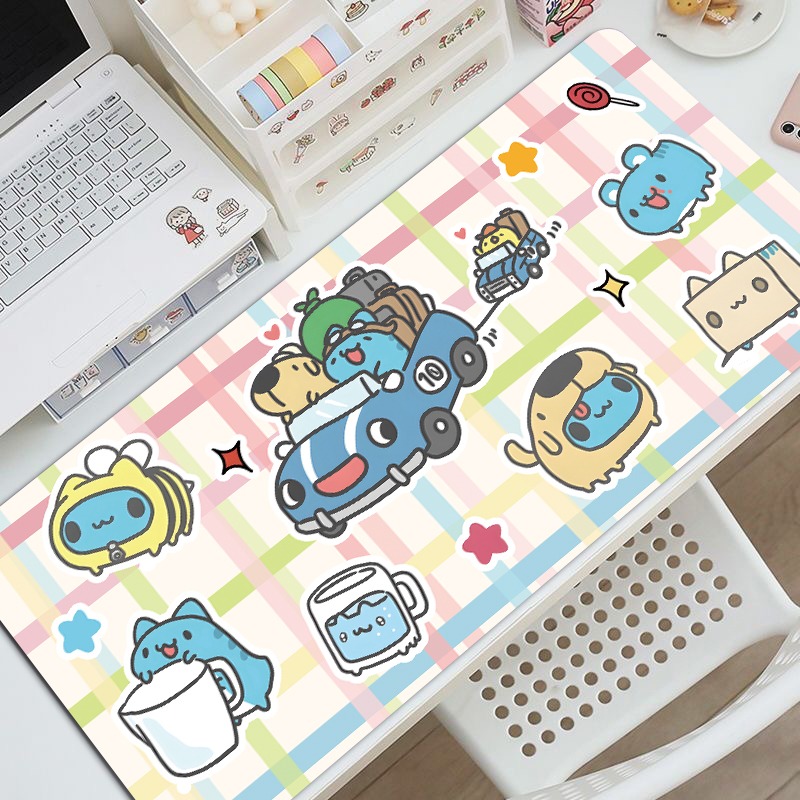 貓貓蟲 主題桌墊 布質滑鼠墊