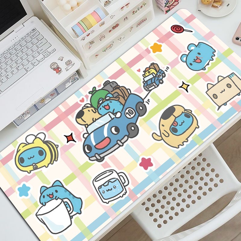 貓貓蟲 主題桌墊 布質滑鼠墊