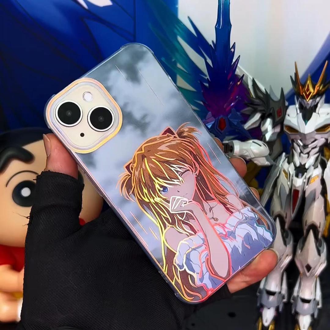 EVA新世紀福音戰士極光金漸變手機殼