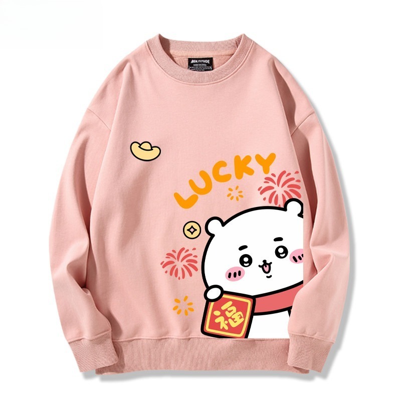 Chiikawa 聯名親子情侶裝 圓領長袖