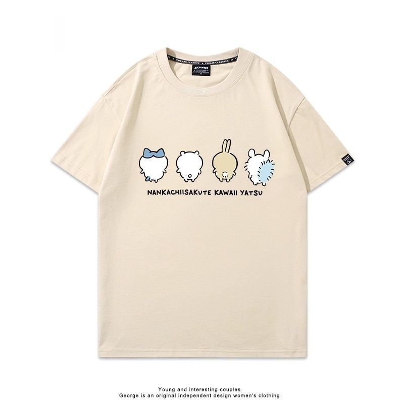 Chiikawa 2025親子情侶男女同款 印花短袖T恤