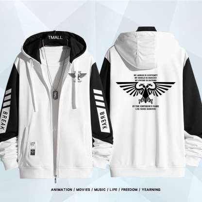 戰錘40K 手繪連帽衫 春秋舒適外套