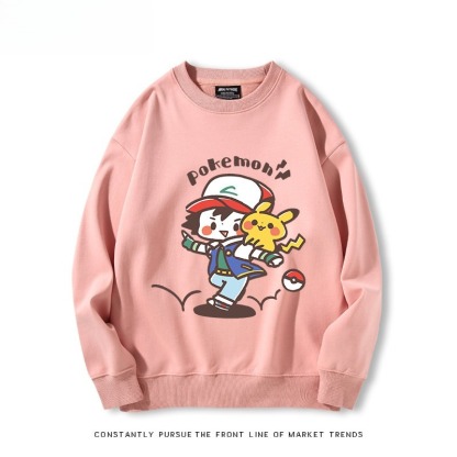 精靈寶可夢Q版 聯名親子情侶裝 圓領長袖