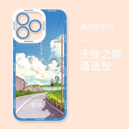 風景 天使眼透明防摔軟殼