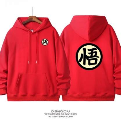 七龍珠 聯名衛衣新款 親子情侶裝連帽衛衣