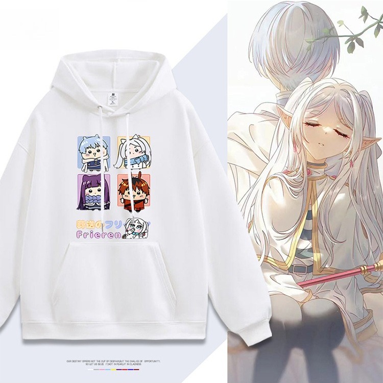 吉伊咔哇x葬送的芙莉蓮新款 親子情侶男女連帽衛衣