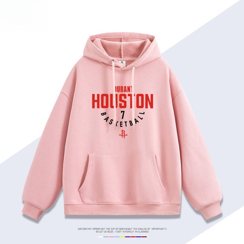 火箭隊杜蘭特7號 聯名衛衣2026秋冬新款 親子情侶裝連帽衛衣