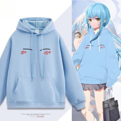 關於我轉生成為史萊姆新款 親子情侶男女連帽衛衣