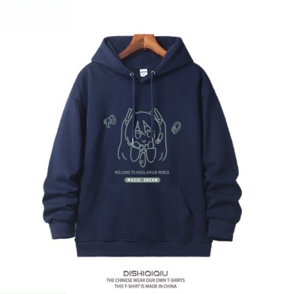 初音未來 聯名衛衣新款 親子情侶裝連帽衛衣