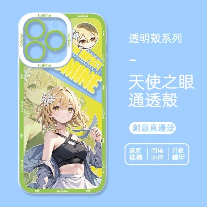 蘋果 系列原神天使眼透明防摔軟殼