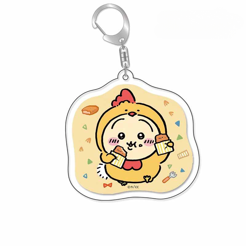 chiikawa 吉伊卡哇 亞克力鑰匙扣可愛小八創意烏薩奇公仔包 掛飾【單買三件起送】