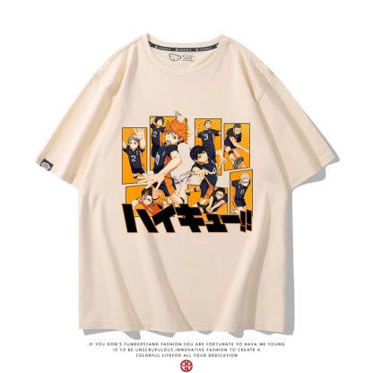 排球少年 2024親子情侶男女同款 純棉T恤