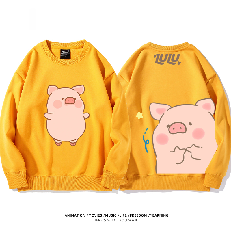 LuLu豬 聯名2024親子情侶裝 圓領長袖