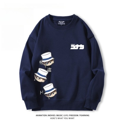 名偵探柯南 聯名親子情侶裝 圓領長袖