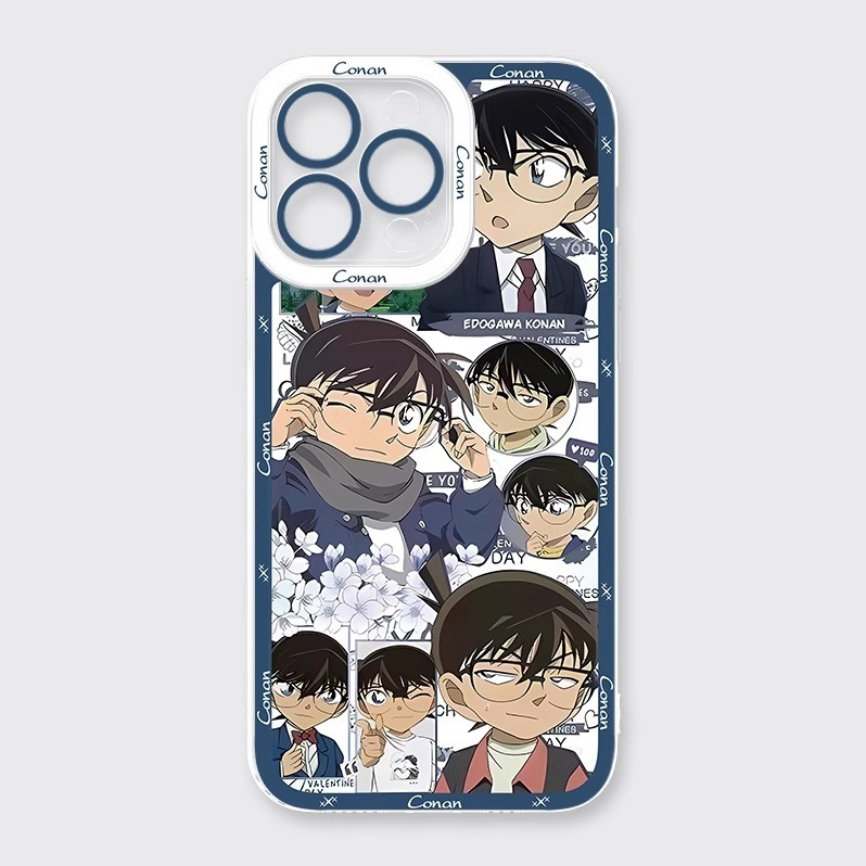 蘋果 系列名偵探柯南天使眼透明防摔軟殼