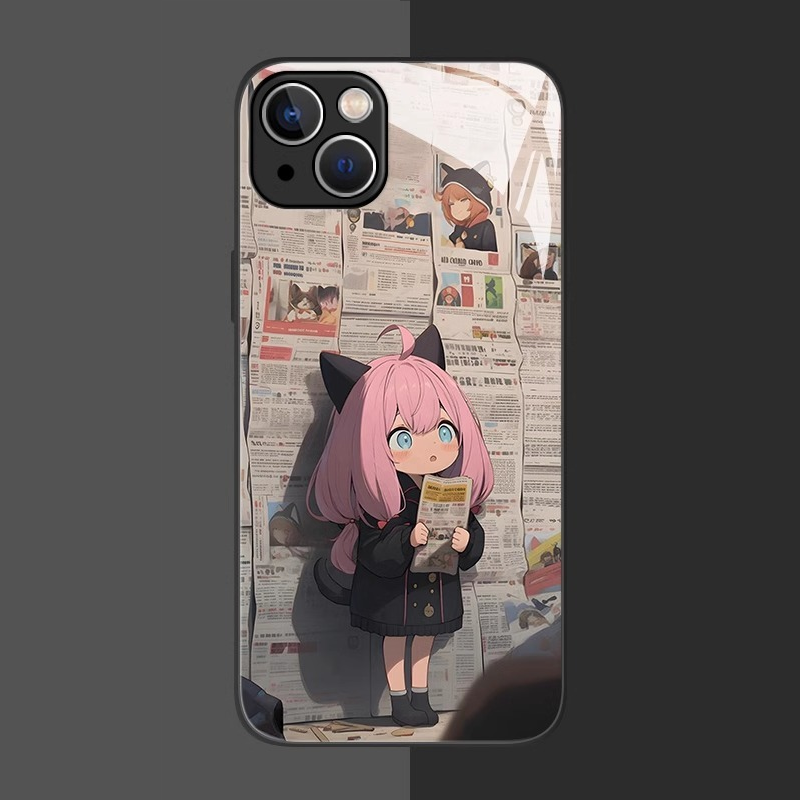 間諜家家酒新款高清全包防摔玻璃殼