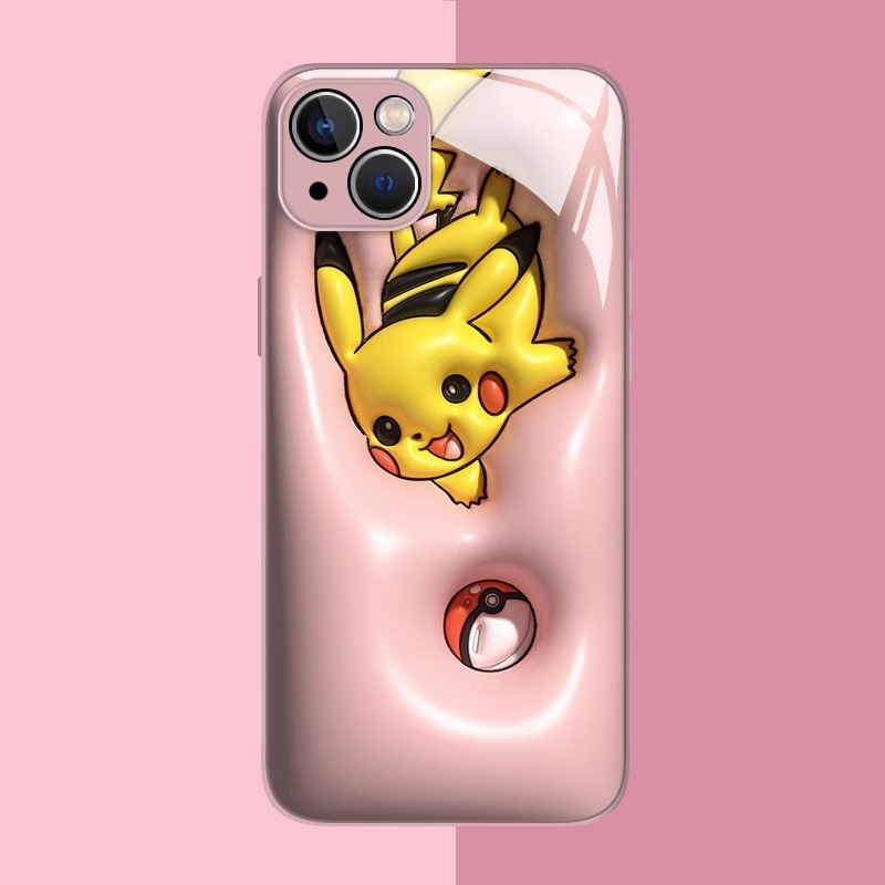 膨脹寶可夢新款高清全包防摔玻璃殼