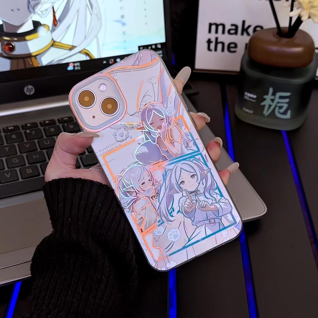 葬送的芙莉蓮極光金漸變手機殼