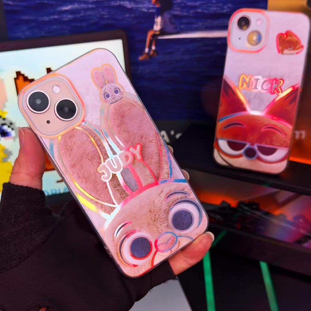 動物方城市 極光金漸變手機殼