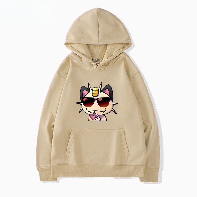 寶可夢火箭隊 聯名衛衣新款 親子情侶裝連帽衛衣