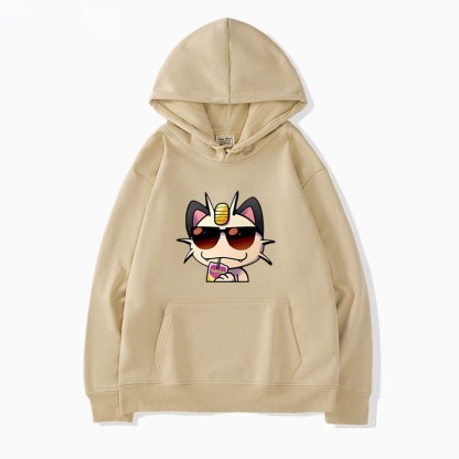 寶可夢火箭隊 聯名衛衣新款 親子情侶裝連帽衛衣