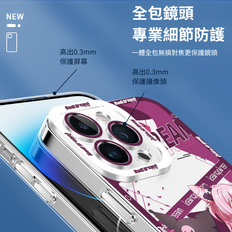 BanG Dream&三麗鷗 天使眼透明手機殼