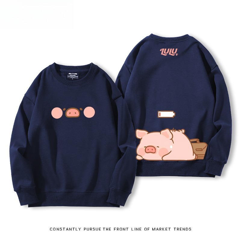 LuLu豬 聯名親子情侶裝 圓領長袖