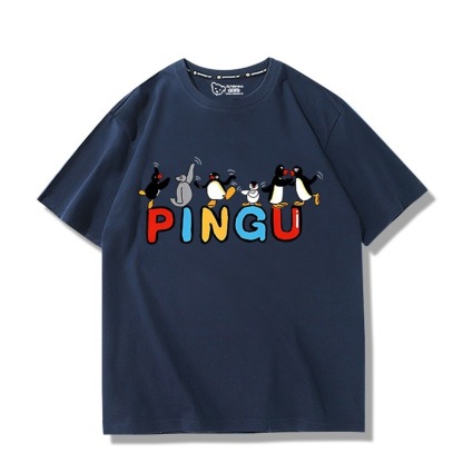 Pingu企鵝家族周邊 印花短袖T恤
