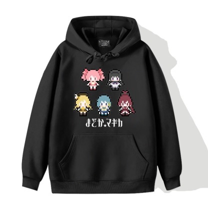 魔法少女小圓新款 親子情侶裝連帽衛衣