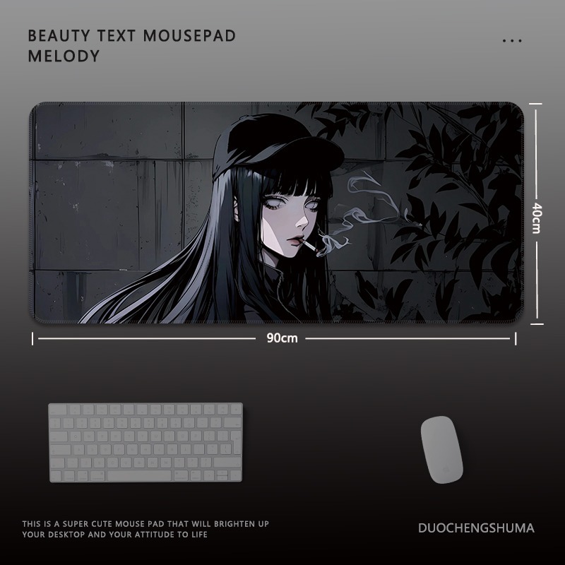 鏈鋸人電競超大遊戲加厚防滑鼠標墊