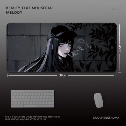 鏈鋸人電競超大遊戲加厚防滑鼠標墊