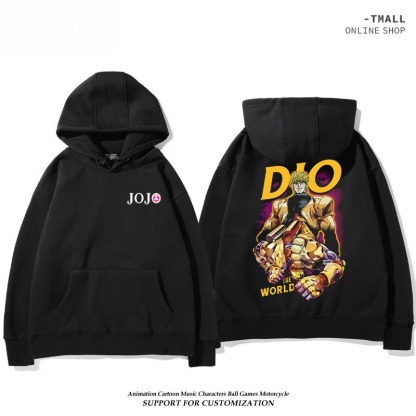 JOJO的奇妙冒險 親子情侶男女連帽衛衣