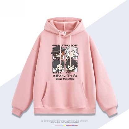 文豪野犬新款 親子情侶男女連帽衛衣