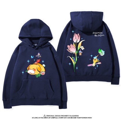 皮克敏PIKMIN4 聯名衛衣新款 親子情侶裝連帽衛衣