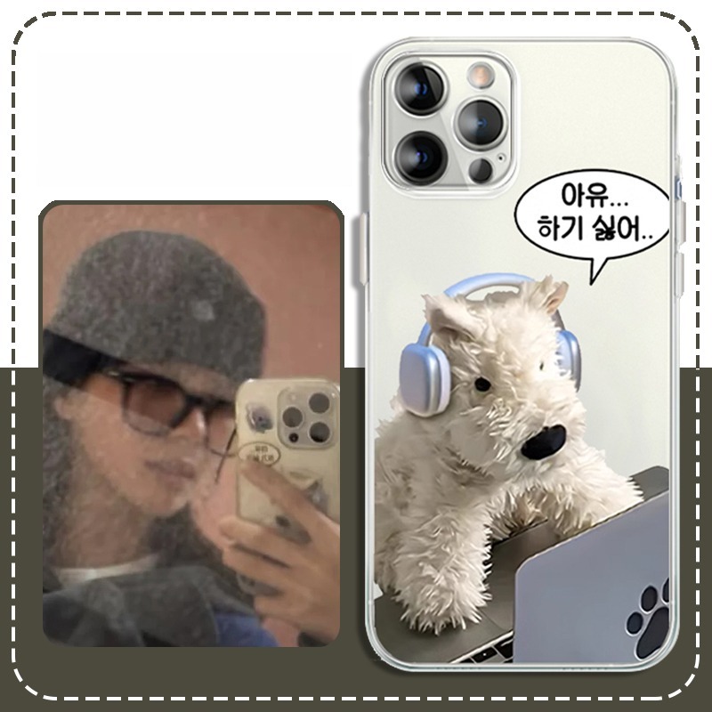 柳智敏winter高清彩繪全包防摔矽膠殼