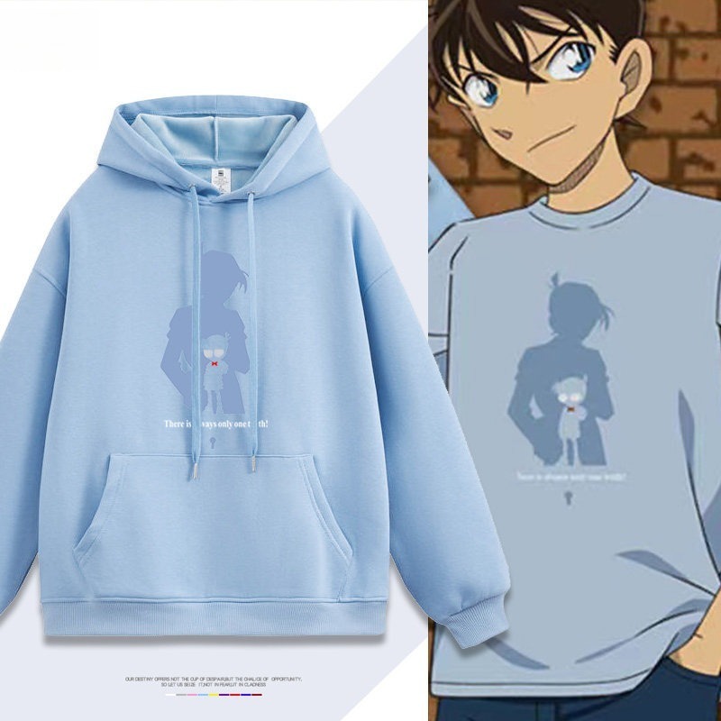 名偵探柯南 聯名衛衣新款 親子情侶裝連帽衛衣