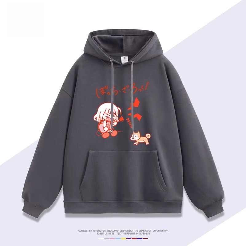 孤獨搖滾 聯名衛衣2025秋冬新款親子情侶裝連帽衛衣