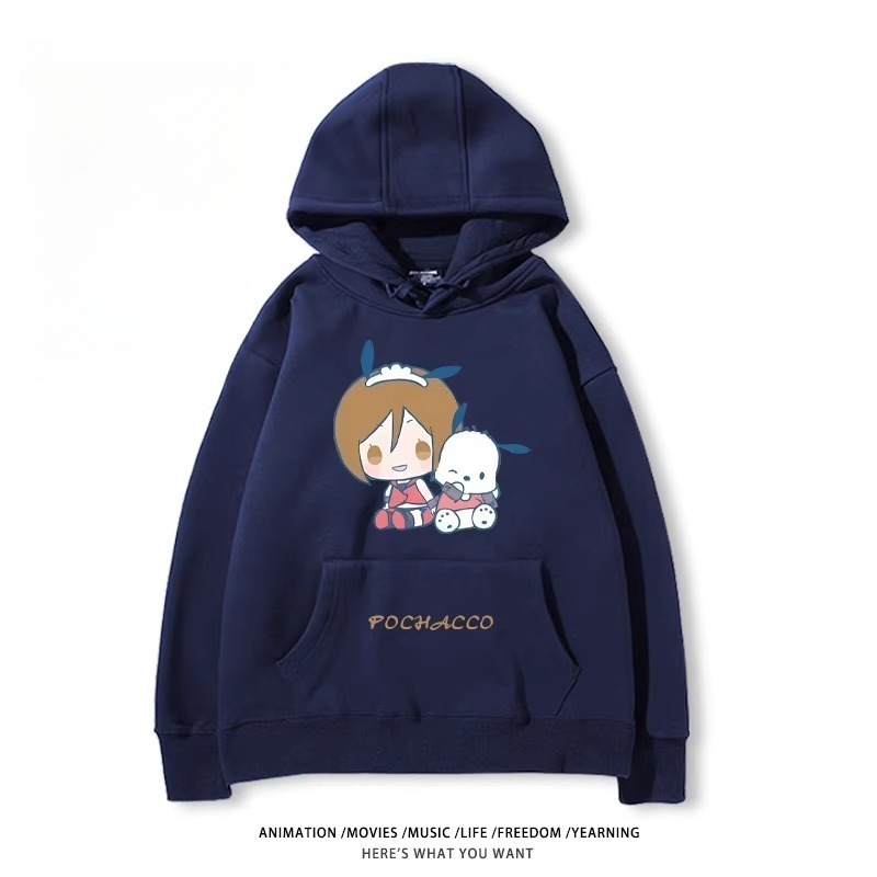 初音未來X三麗鷗新款 親子情侶男女款連帽衛衣