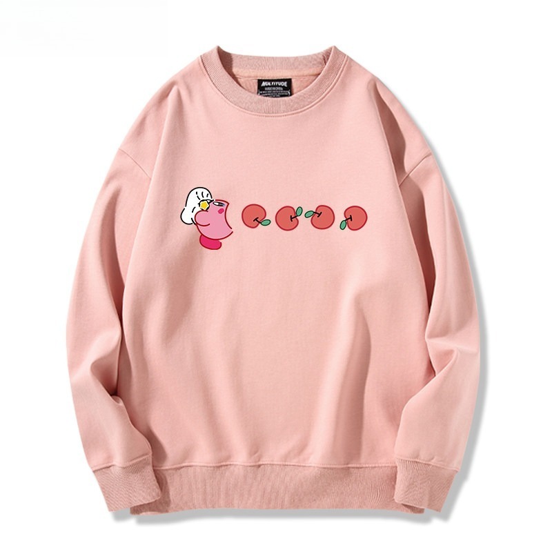 精靈寶可夢星之卡比 聯名親子情侶裝 圓領長袖