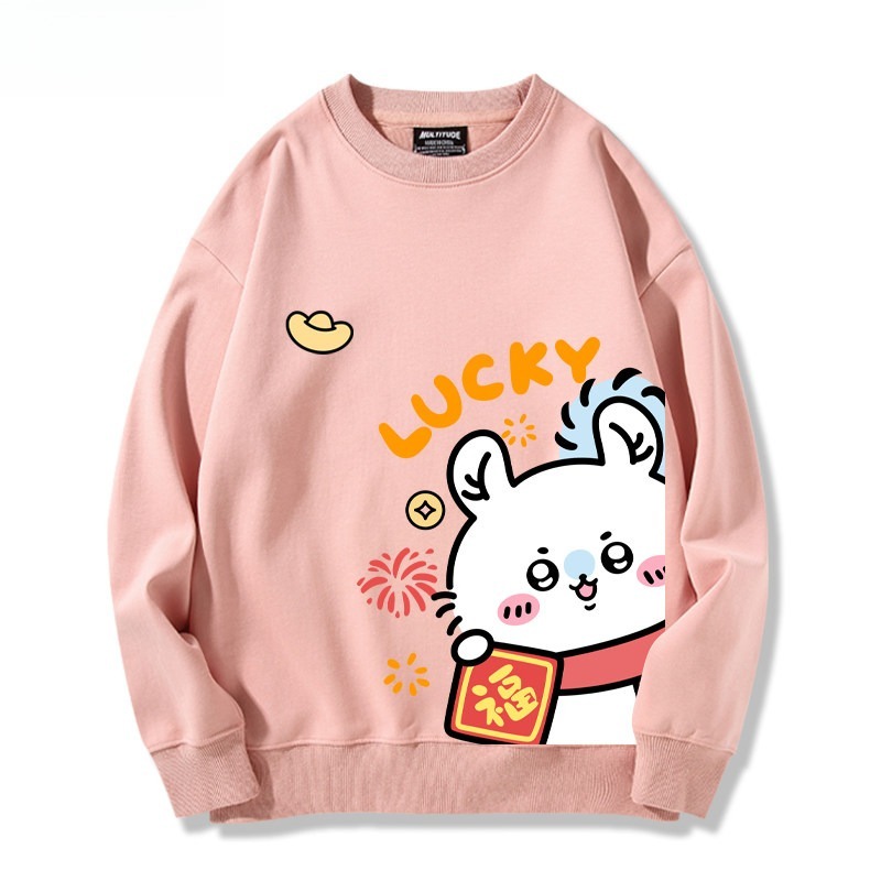 Chiikawa 聯名親子情侶裝 圓領長袖