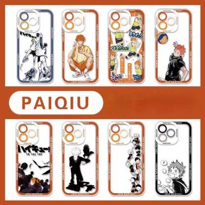 蘋果 系列排球少年 天使眼透明防摔軟殼